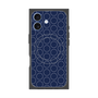 プレミアムスクエアケース with MagSafe［ Dot Circle - Navy ］
