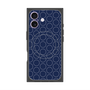 プレミアムスクエアケース with MagSafe［ Dot Circle - Navy ］
