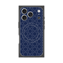 プレミアムスクエアケース with MagSafe［ Dot Circle - Navy ］