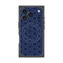 プレミアムスクエアケース with MagSafe［ Dot Circle - Navy ］