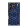 プレミアムスクエアケース with MagSafe［ Dot Circle - Navy ］