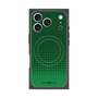 プレミアムスクエアケース with MagSafe［ Dot Gradation - Green ］