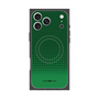 プレミアムスクエアケース with MagSafe［ Dot Gradation - Green ］