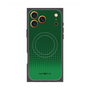 プレミアムスクエアケース with MagSafe［ Dot Gradation - Green ］