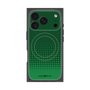 プレミアムスクエアケース with MagSafe［ Dot Gradation - Green ］