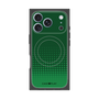 プレミアムスクエアケース with MagSafe［ Dot Gradation - Green ］