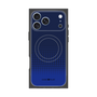 プレミアムスクエアケース with MagSafe［ Dot Gradation - Blue ］