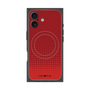 プレミアムスクエアケース with MagSafe［ Dot Gradation - Red ］