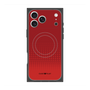 プレミアムスクエアケース with MagSafe［ Dot Gradation - Red ］