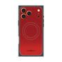 プレミアムスクエアケース with MagSafe［ Dot Gradation - Red ］