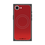 プレミアムスクエアケース with MagSafe［ Dot Gradation - Red ］