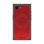 プレミアムスクエアケース with MagSafe［ Dot Gradation - Red ］