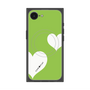 プレミアムスクエアケース with MagSafe［ Two Hearts - Green ］