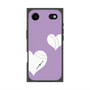 プレミアムスクエアケース with MagSafe［ Two Hearts - Purple ］