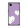 プレミアムスクエアケース with MagSafe［ Two Hearts - Purple ］