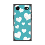 プレミアムスクエアケース with MagSafe［ Dot Hearts - Blue ］
