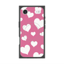 プレミアムスクエアケース with MagSafe［ Dot Hearts - Pink ］