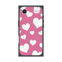 プレミアムスクエアケース with MagSafe［ Dot Hearts - Pink ］