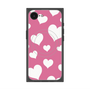 プレミアムスクエアケース with MagSafe［ Dot Hearts - Pink ］