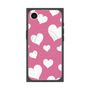 プレミアムスクエアケース with MagSafe［ Dot Hearts - Pink ］
