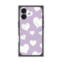 プレミアムスクエアケース with MagSafe［ Dot Hearts - Purple ］