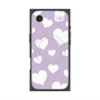 プレミアムスクエアケース with MagSafe［ Dot Hearts - Purple ］