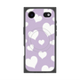 プレミアムスクエアケース with MagSafe［ Dot Hearts - Purple ］