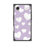 プレミアムスクエアケース with MagSafe［ Dot Hearts - Purple ］