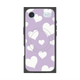 プレミアムスクエアケース with MagSafe［ Dot Hearts - Purple ］