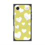 プレミアムスクエアケース with MagSafe［ Dot Hearts - Yellow ］