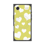 プレミアムスクエアケース with MagSafe［ Dot Hearts - Yellow ］