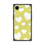 プレミアムスクエアケース with MagSafe［ Dot Hearts - Yellow ］