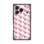 プレミアムスクエアケース with MagSafe［ Stripe Hearts - Pink ］