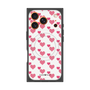 プレミアムスクエアケース with MagSafe［ Stripe Hearts - Pink ］