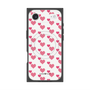 プレミアムスクエアケース with MagSafe［ Stripe Hearts - Pink ］