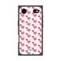 プレミアムスクエアケース with MagSafe［ Stripe Hearts - Pink ］