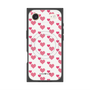 プレミアムスクエアケース with MagSafe［ Stripe Hearts - Pink ］