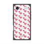 プレミアムスクエアケース with MagSafe［ Stripe Hearts - Pink ］