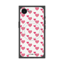 プレミアムスクエアケース with MagSafe［ Stripe Hearts - Pink ］