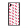 プレミアムスクエアケース with MagSafe［ Stripe Hearts - Pink ］