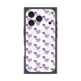 プレミアムスクエアケース with MagSafe［ Stripe Hearts - Purple ］