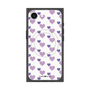 プレミアムスクエアケース with MagSafe［ Stripe Hearts - Purple ］