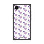 プレミアムスクエアケース with MagSafe［ Stripe Hearts - Purple ］