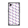 プレミアムスクエアケース with MagSafe［ Stripe Hearts - Purple ］
