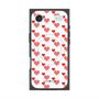 プレミアムスクエアケース with MagSafe［ Stripe Hearts - Red ］