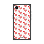 プレミアムスクエアケース with MagSafe［ Stripe Hearts - Red ］