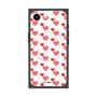 プレミアムスクエアケース with MagSafe［ Stripe Hearts - Red ］