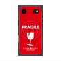 プレミアムスクエアケース with MagSafe［ FRAGILE - Red ］