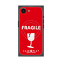 プレミアムスクエアケース with MagSafe［ FRAGILE - Red ］