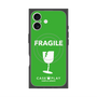 プレミアムスクエアケース with MagSafe［ FRAGILE - Green ］